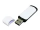 Флешка USB 2.0 на 4 Гб с цветными вставками, белая / чёрная - фото № 2