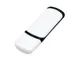 Флешка USB 2.0 на 4 Гб с цветными вставками, белая / чёрная - фото № 3