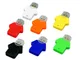 Флешка USB 2.0 на 4 Гб в виде футболки, жёлтая - фото № 4