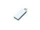 Флешка USB 2.0 на 8 Гб с мини чипом, белая / чёрная - фото № 1