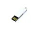 Флешка USB 2.0 на 8 Гб с мини чипом, белая / чёрная - фото № 2