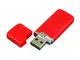 Флешка USB 2.0 на 8 Гб с оригинальным колпачком, красная - фото № 2