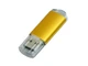 Флешка USB 2.0 на 8 Гб с прозрачным колпачком, жёлтая - фото № 3