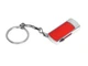 Флешка USB 2.0 на 8 Гб с выдвижным механизмом и мини чипом, красная - фото № 1