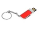 Флешка USB 2.0 на 8 Гб с выдвижным механизмом и мини чипом, красная - фото № 2