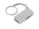 Флешка USB 2.0 на 8 Гб с выдвижным механизмом и мини чипом, оранжевая - фото № 3