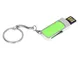 Флешка USB 2.0 на 8 Гб с выдвижным механизмом и мини чипом, зелёная - фото № 2