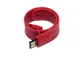 Флешка USB 2.0 на 8 Гб в виде браслета, красная - фото № 2