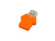 Флешка USB 2.0 на 8 Гб в виде футболки, оранжевая - фото № 1
