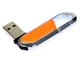 Флешка USB 2.0 на 8 Гб в виде карабина, оранжевая - фото № 2