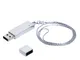 Флешка USB 2.0 на 8 Гб в виде металлического слитка, серебряная - фото № 2
