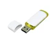 Флешка USB 3.0 на 32 Гб с цветными вставками, белая / жёлтая - фото № 2