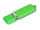 Флешка USB 3.0 на 64 Гб классической прямоугольной формы, зелёная - фото № 1