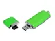 Флешка USB 3.0 на 64 Гб классической прямоугольной формы, зелёная - фото № 2