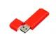 Флешка USB 3.0 на 64 Гб с оригинальным двухцветным корпусом, красная - фото № 2