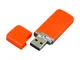 Флешка USB 3.0 на 64 Гб с оригинальным колпачком, оранжевая - фото № 2