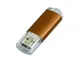 Флешка USB 3.0 на 64 Гб с прозрачным колпачком, коричневая - фото № 3