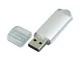 Флешка USB 3.0 на 64 Гб с прозрачным колпачком, серебристая - фото № 2