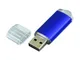 Флешка USB 3.0 на 64 Гб с прозрачным колпачком, синяя - фото № 2