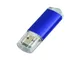 Флешка USB 3.0 на 64 Гб с прозрачным колпачком, синяя - фото № 3