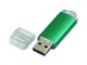 Флешка USB 3.0 на 64 Гб с прозрачным колпачком, зелёная - фото № 2