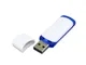 Флешка USB 3.0 на 64 Гб с цветными вставками, белая / синяя - фото № 2