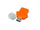 Флешка USB 3.0 на 64 Гб в виде футболки, оранжевая - фото № 2