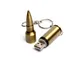 Флешка USB 3.0 на 64 Гб в виде патрона от АК-47, золотая - фото № 2