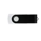Флешка из переработанного пластика на 16 Гб Twist Eco USB 2.0, белая / черная - фото № 2