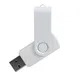 Флешка из переработанного пластика на 16 Гб Twist Eco USB 3.0, белая - фото № 1