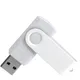 Флешка из переработанного пластика на 16 Гб Twist Eco USB 3.0, белая - фото № 3