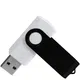 Флешка из переработанного пластика на 16 Гб Twist Eco USB 3.0, белая / черная - фото № 3