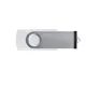 Флешка из переработанного пластика на 16 Гб Twist Eco USB 3.0, белая / серебристая - фото № 2