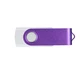 Флешка из переработанного пластика на 64 Гб Twist Eco USB 2.0, белая / фиолетовая - фото № 2