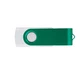 Флешка из переработанного пластика на 64 Гб Twist Eco USB 2.0, белая / зеленая - фото № 2