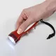 THELIX Фонарик LED карманный, ультратонкий, пластик, красный - фото № 3