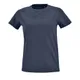Фуболка женская Sol's Imperial Fit Women, синий меланж - фото № 1
