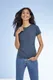 Фуболка женская Sol's Imperial Fit Women, темно-серая - фото № 4