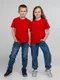 Футболка детская Sol's Regent Kids 150, красная - фото № 7