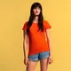 Футболка женская Fruit of the Loom Ladies Iconic 150, белая - фото № 5