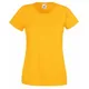 Футболка женская Fruit of the Loom Lady-Fit Valueweight T 165, солнечно-желтая - фото № 1