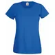 Футболка женская Fruit of the Loom Lady-Fit Valueweight T 165, синяя - фото № 1