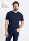 Футболка мужская Stan 08U, 180 гр/м2, темно-синяя - фото № 2