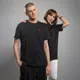 Футболка «Мир» Shirt Story, черная - фото № 4
