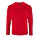 Лонгслив спортивный из сетки мужской Sol's Sporty LSL Men, красный - фото № 1