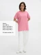 Футболка Sol's Imperial 190, розовая - фото № 7