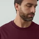 Футболка унисекс оверсайз Stan, 260 гр/м2, бордовая - фото № 9