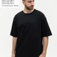 Футболка унисекс оверсайз Stan, 260 гр/м2, черная - фото № 7