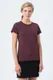 Футболка женская Sol's Regent Fit Women, бордовый меланж - фото № 4
