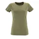 Футболка женская Sol's Regent Fit Women, меланж хаки - фото № 1